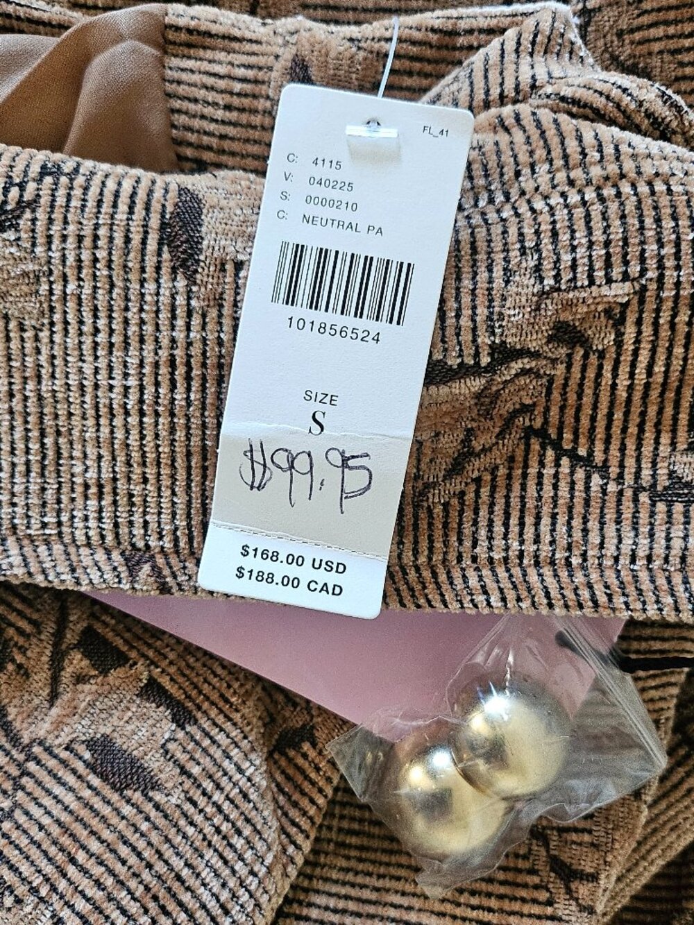 NWT Anthropologie Avec Les Filles Crop Corduroy Jacket - Picture 2 of 6